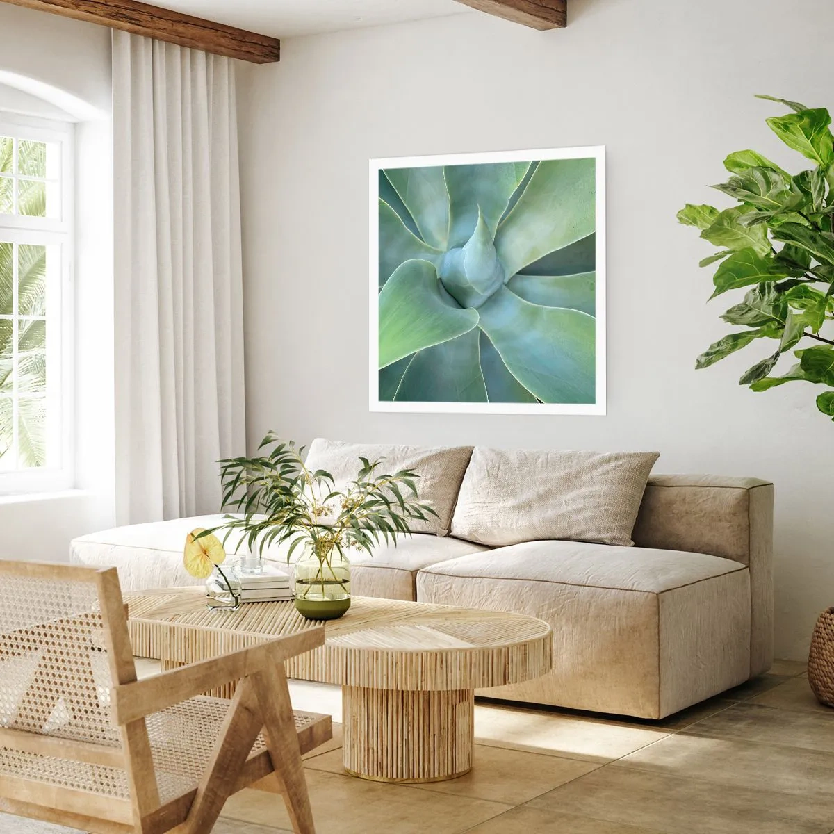 Poster - De geboorte van groen - 30x30 cm