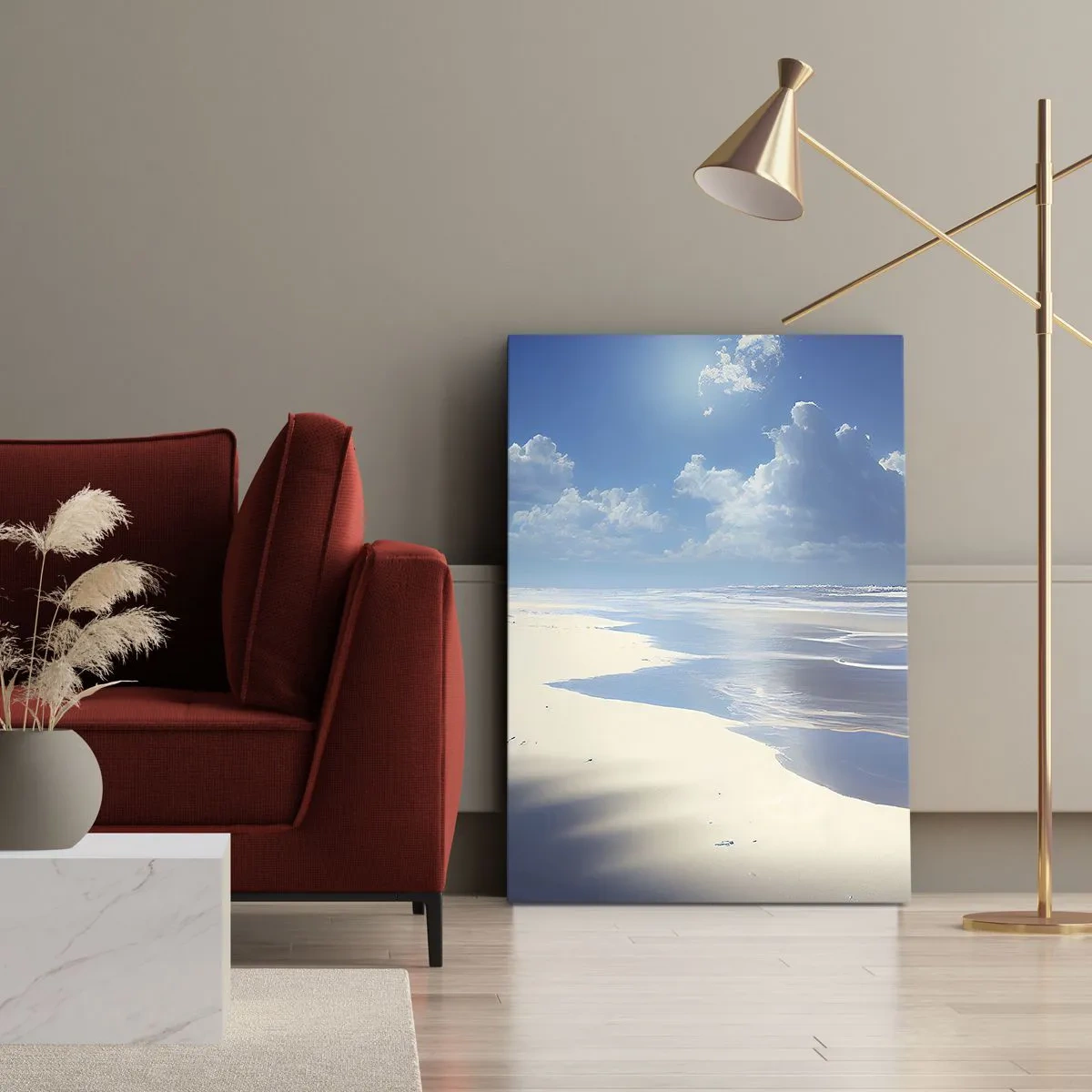Schilderen op canvas - Paradijselijke vakantie - 70x100 cm
