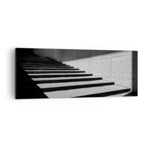 Schilderen op canvas - De rauwe schoonheid van het modernisme - 140x50 cm