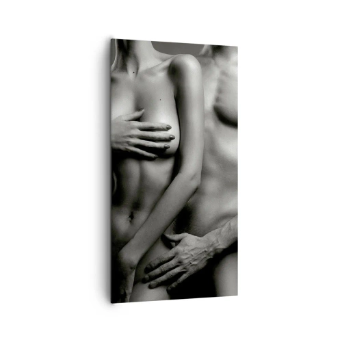 Schilderen op canvas - Adam en Eva - 65x120 cm
