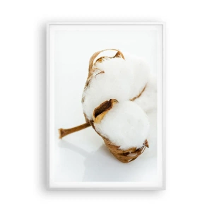 Poster in een witte lijst - Zacht van aard - 70x100 cm