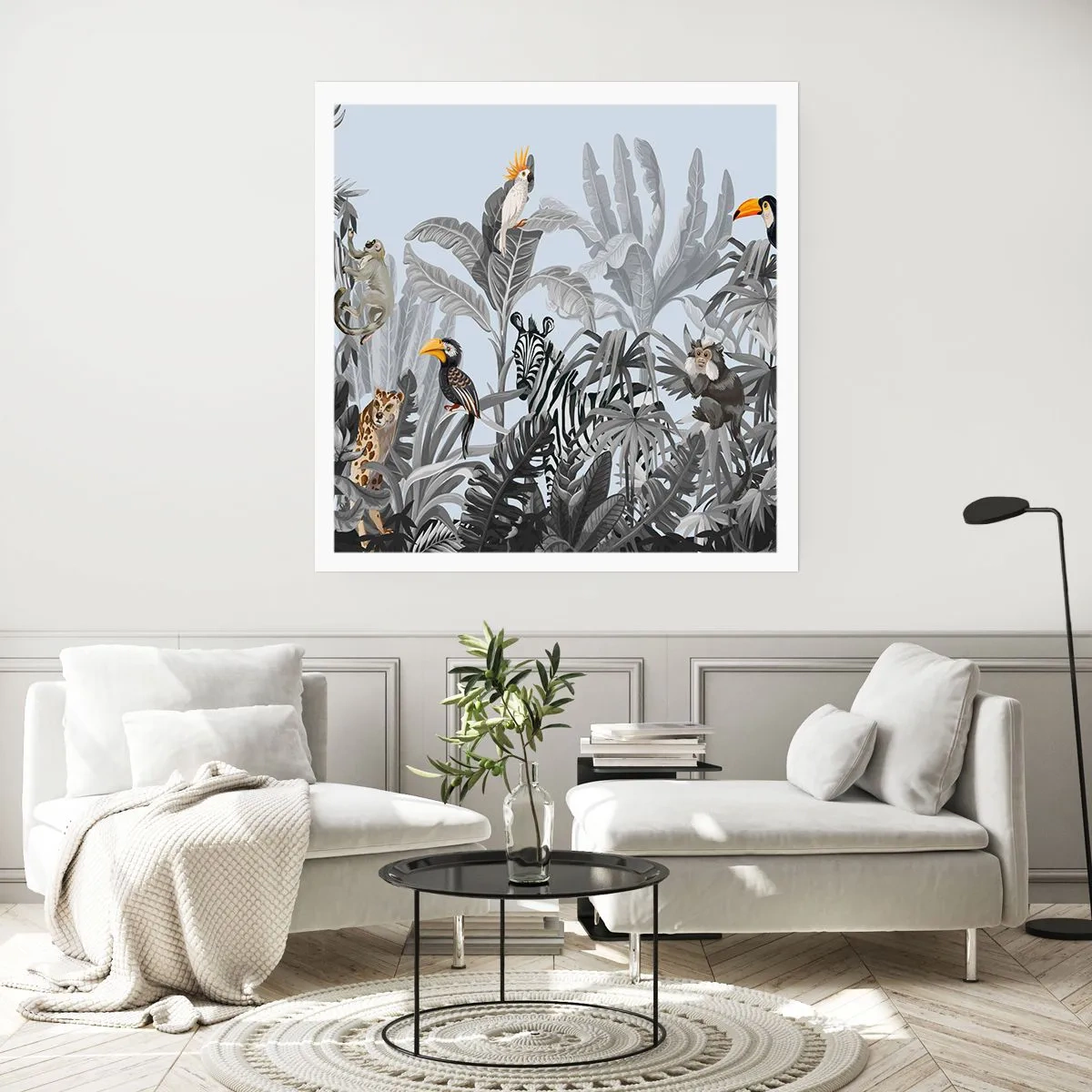 Poster - Afrikaans sprookje - 60x60 cm