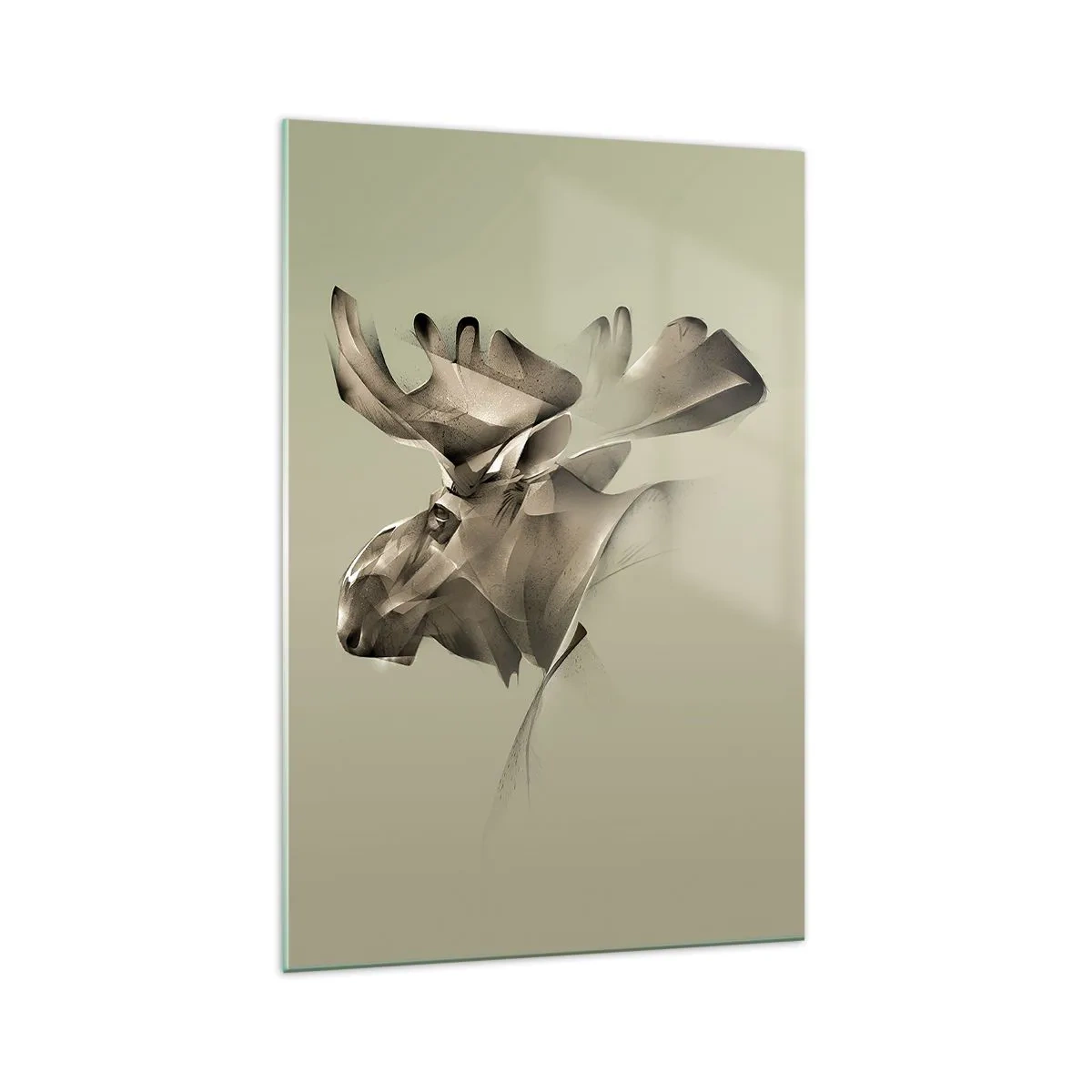 Schilderen op glas - De zachte kracht van vrede - 70x100 cm