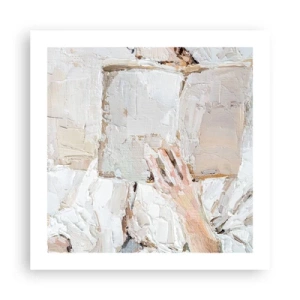 Poster - In een andere wereld - 50x50 cm