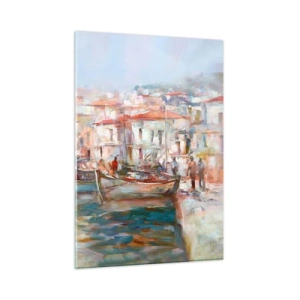 Schilderen op glas - Pastel vakantie - 50x70 cm