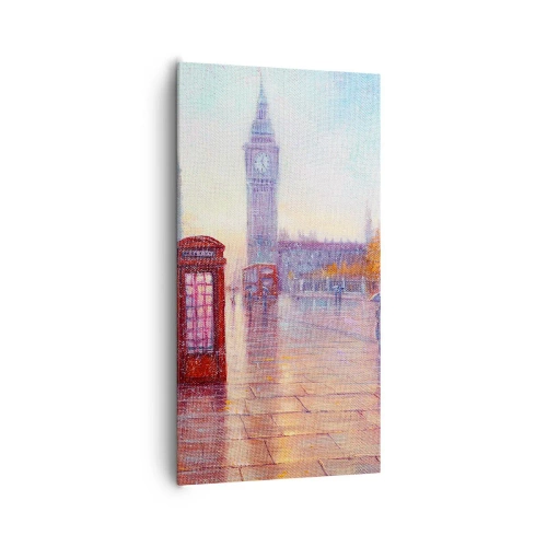 Schilderen op canvas - Herfstdag in Londen - 65x120 cm