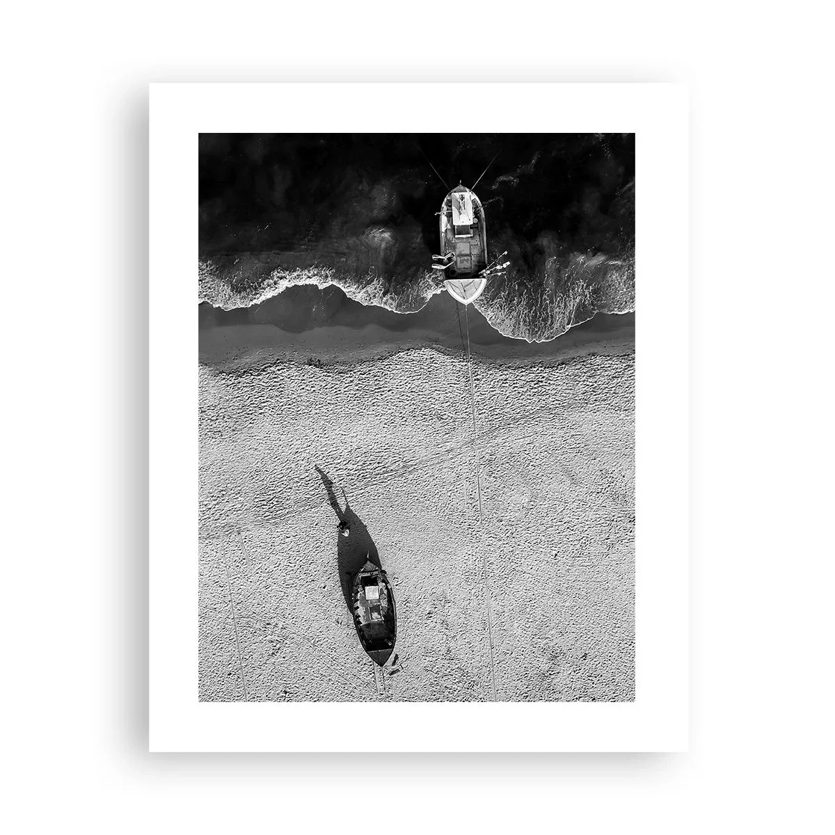 Poster - Nog steeds aan de oever… - 40x50 cm