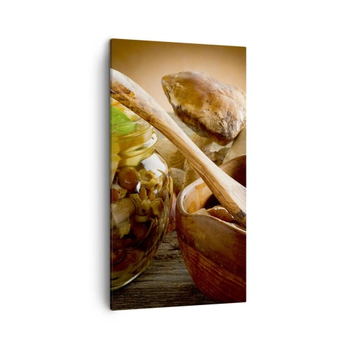 Schilderen op canvas - Of het nu vers of gezouten is, of in het herfstseizoen ... - 45x80 cm