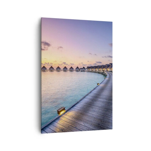 Schilderen op canvas - Vakantie - terug naar de bronnen - 70x100 cm