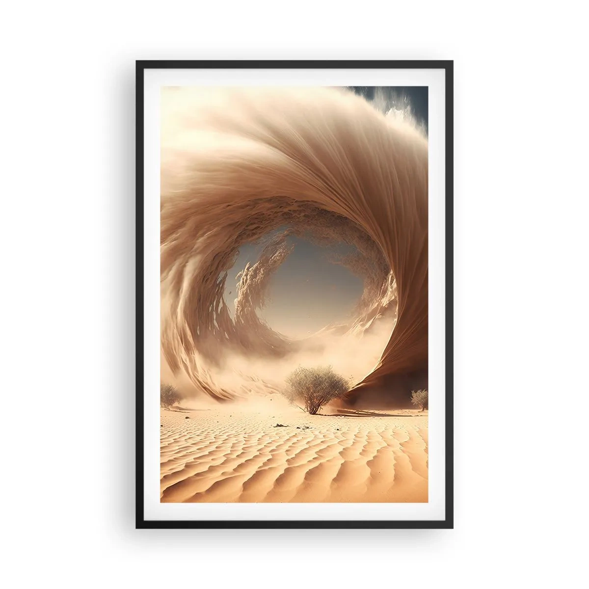 Poster in een zwarte lijst - Open portaal - 61x91 cm