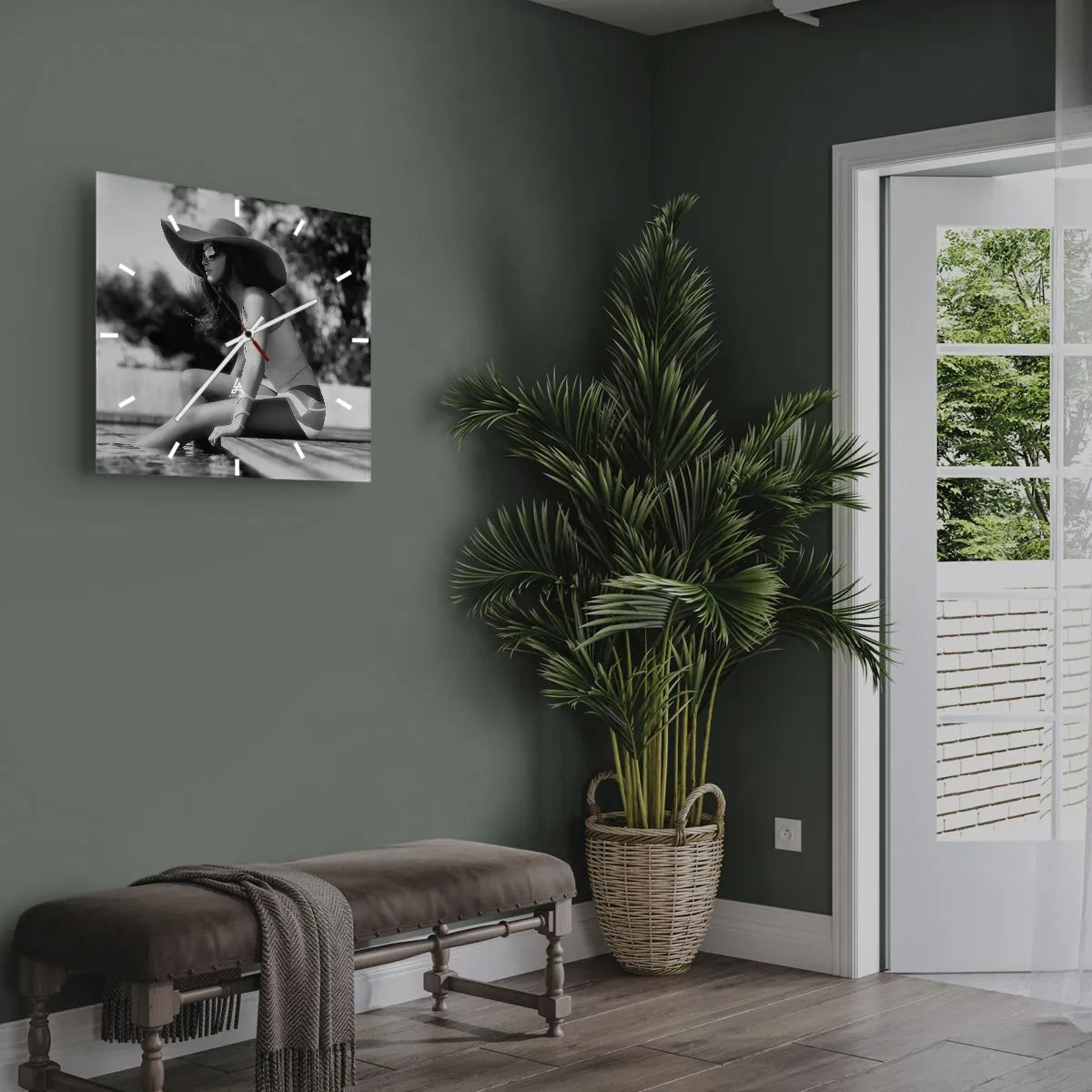 Wandklok - Klok - Zomerdroom - 40x40 cm