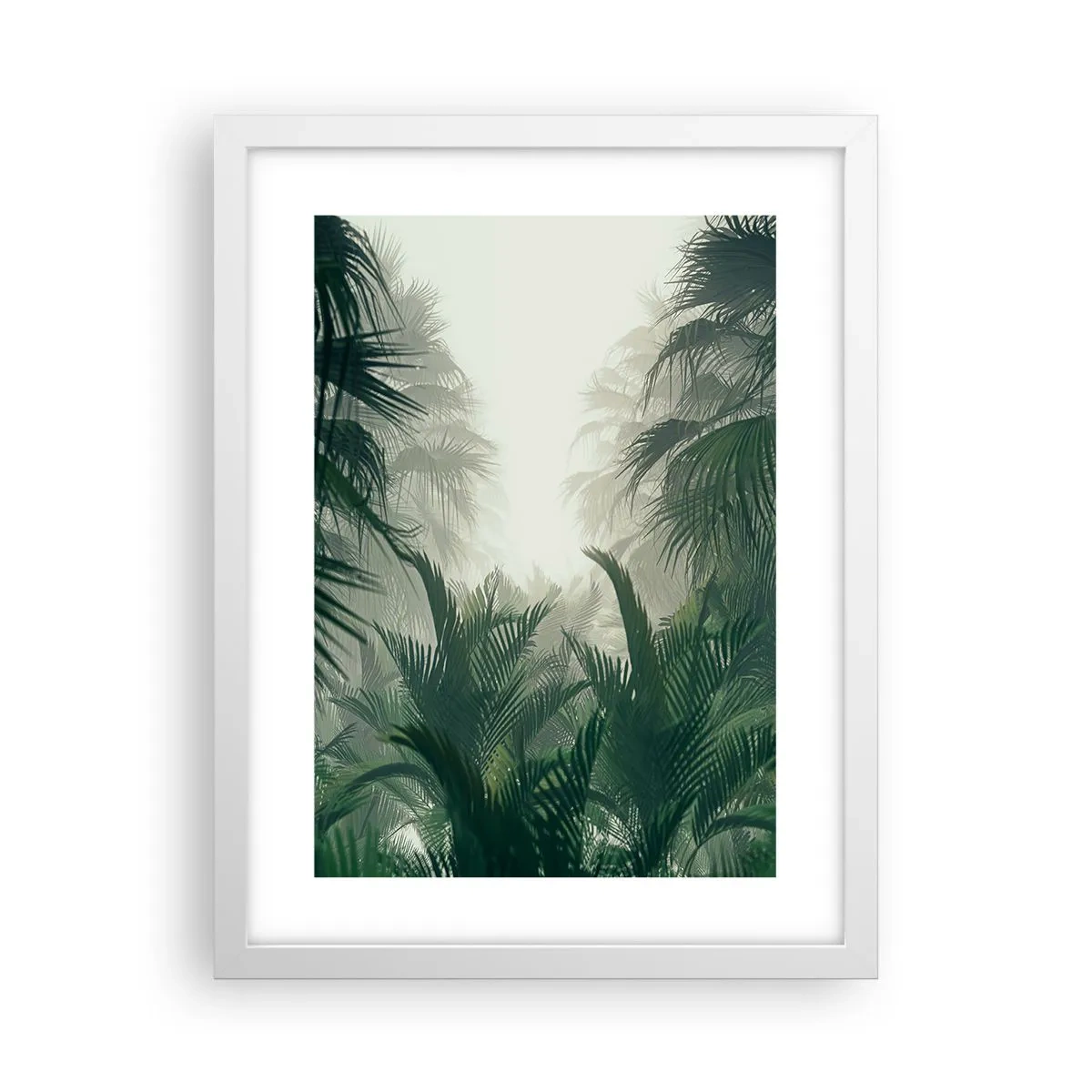 Poster in een witte lijst - Tropisch mysterie - 30x40 cm