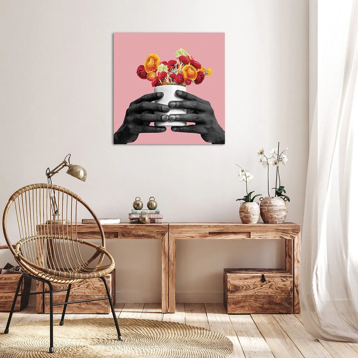 Schilderen op canvas - De apotheose van het leven - 70x70 cm