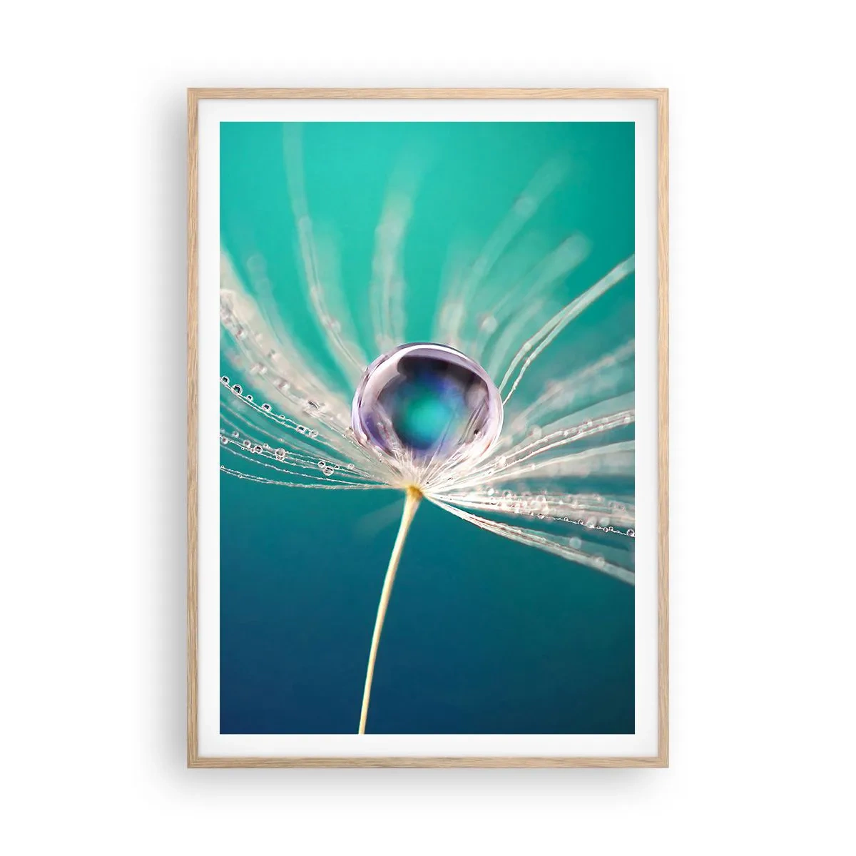 Een poster in een licht eiken lijst - Mystiek moment - 70x100 cm