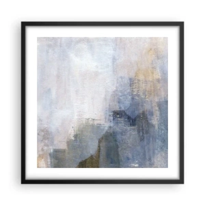 Poster in een zwarte lijst - Kleurtonen en akkoorden - 50x50 cm