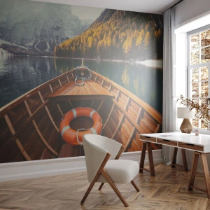Fotobehang op maat Premium Sand - Bergtocht - Landschap, Bergen, Alpen