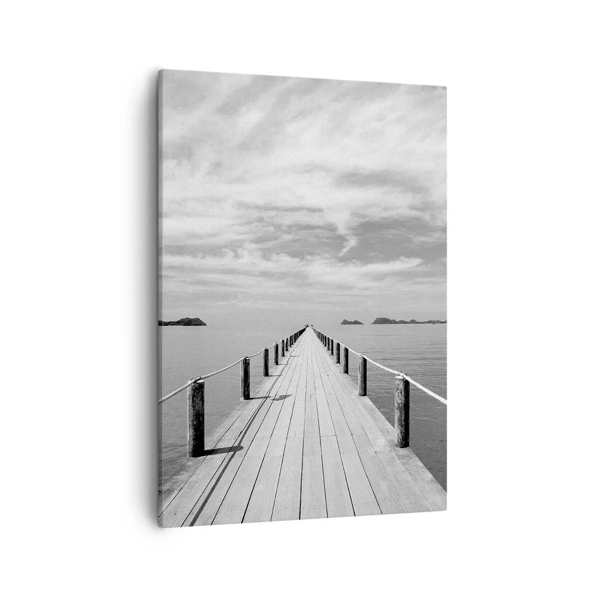 Schilderen op canvas - Of misschien een reis... - 50x70 cm