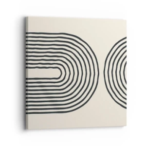 Schilderen op canvas - In een ogenblik ... - 30x30 cm