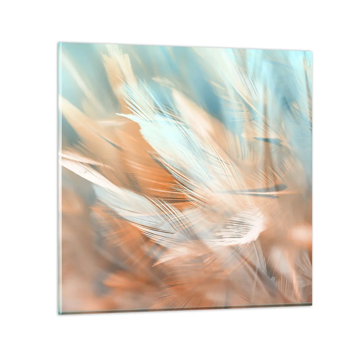 Schilderen op glas - In het land van zachtheid - 70x70 cm