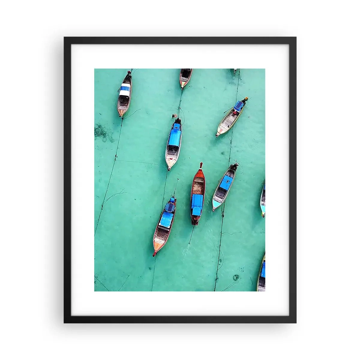 Poster in een zwarte lijst - In blijde verwachting - 40x50 cm