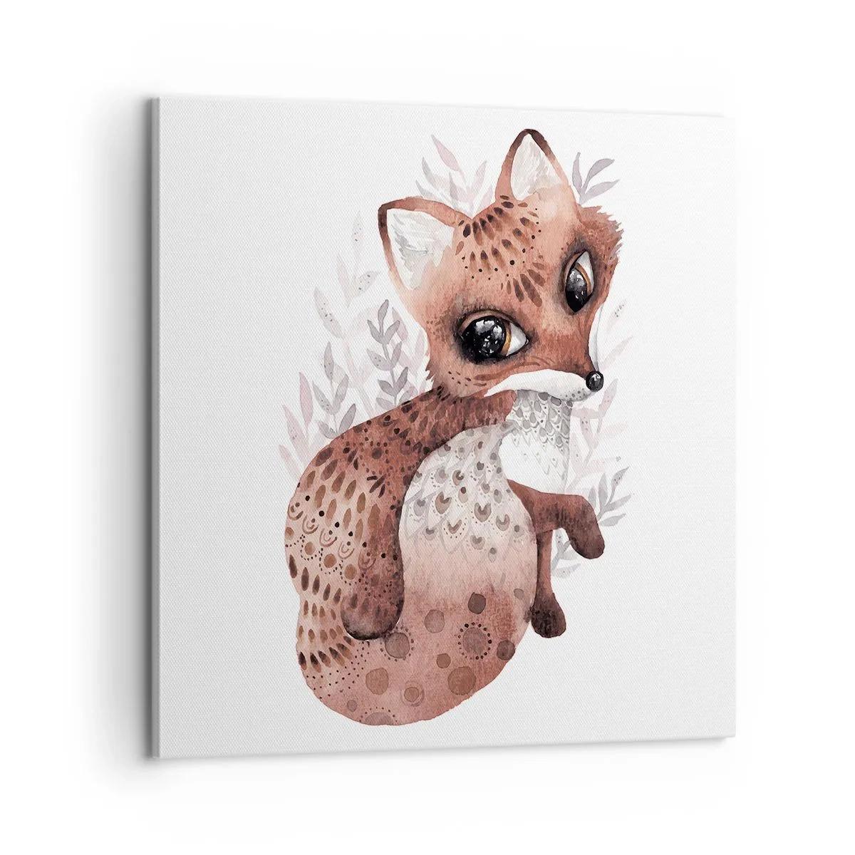 Schilderen op canvas - Houd er gewoon van - 60x60 cm