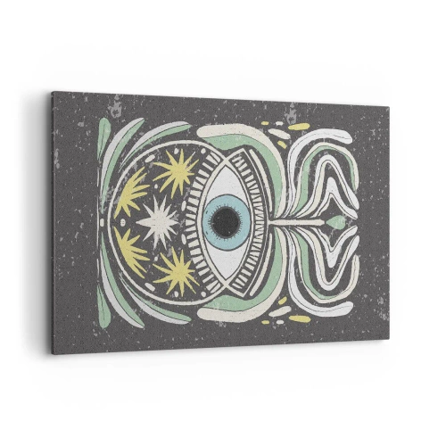 Schilderen op canvas - Tribale rituelen - 120x80 cm