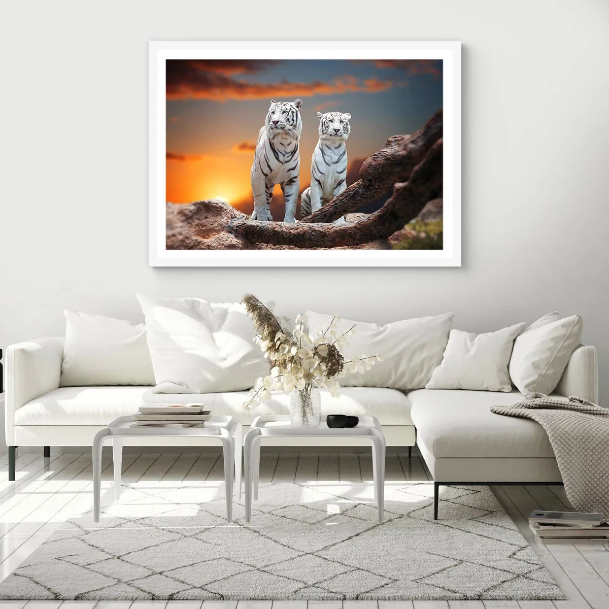 Poster in een witte lijst - Net als in Narnia - 70x50 cm