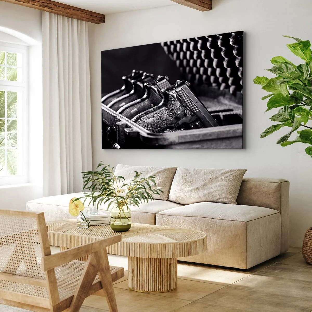 Schilderen op canvas - Heren sport - 120x80 cm
