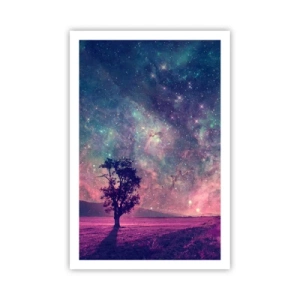 Poster - Onder de magische hemel - 61x91 cm
