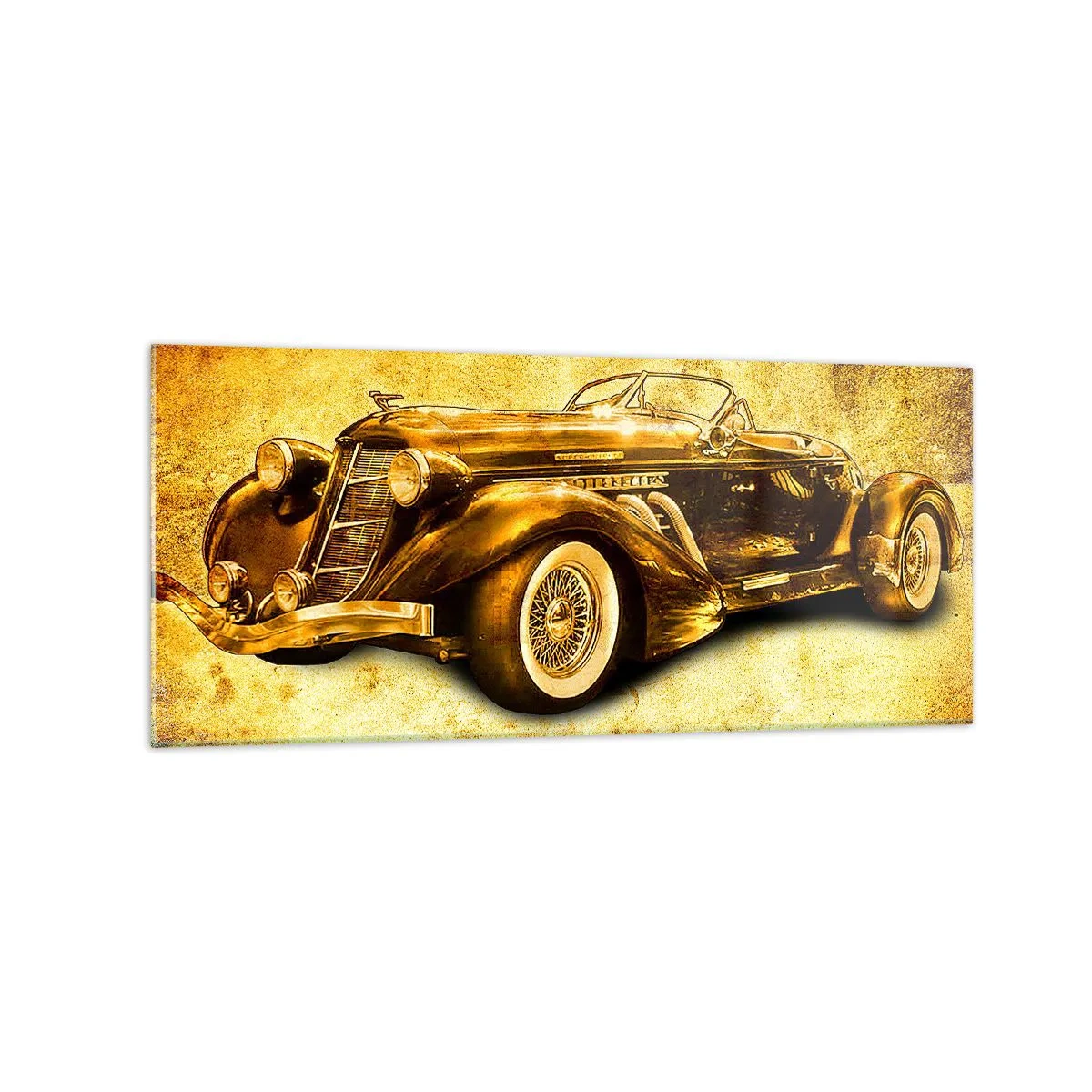 Schilderen op glas - Elite van de elite - 120x50 cm