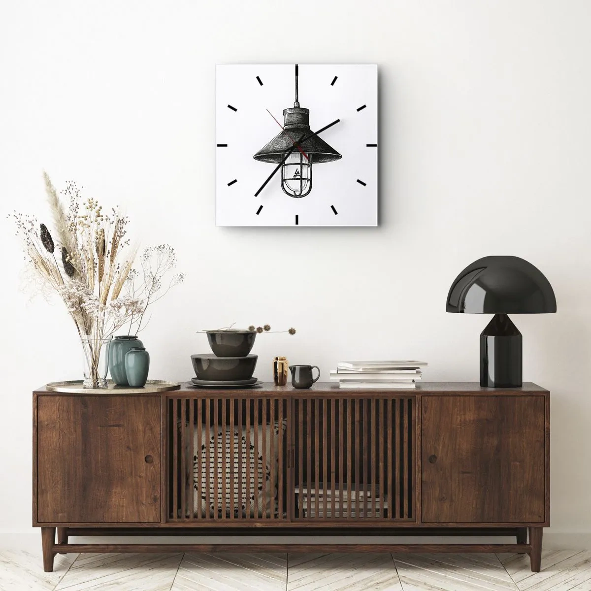 Wandklok - Klok - Zoals jaren geleden… - 40x40 cm