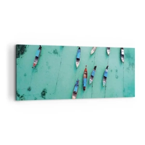 Schilderen op canvas - In blijde verwachting - 100x40 cm