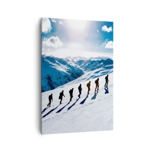 Schilderen op canvas - Het team van de veroveraars - 70x100 cm