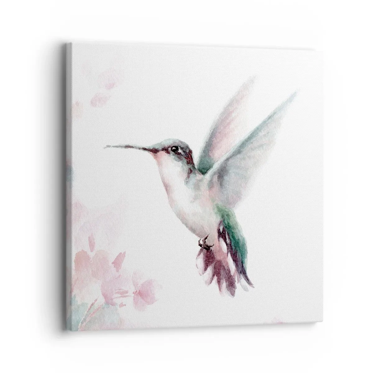 Schilderen op canvas - Vastgehouden tijdens fladderen - 30x30 cm