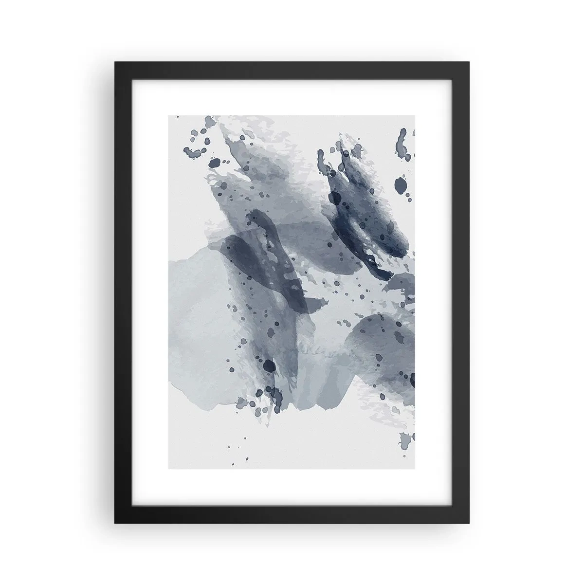 Poster in een zwarte lijst - Een onderzoek naar de aard van water - 30x40 cm