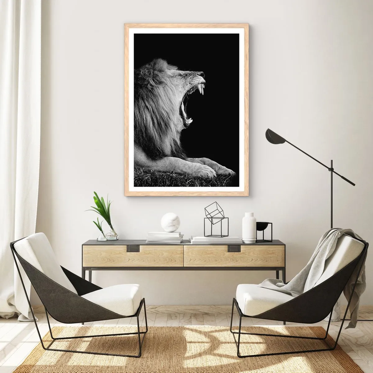 Een poster in een licht eiken lijst - Zonder enige twijfel - 70x100 cm