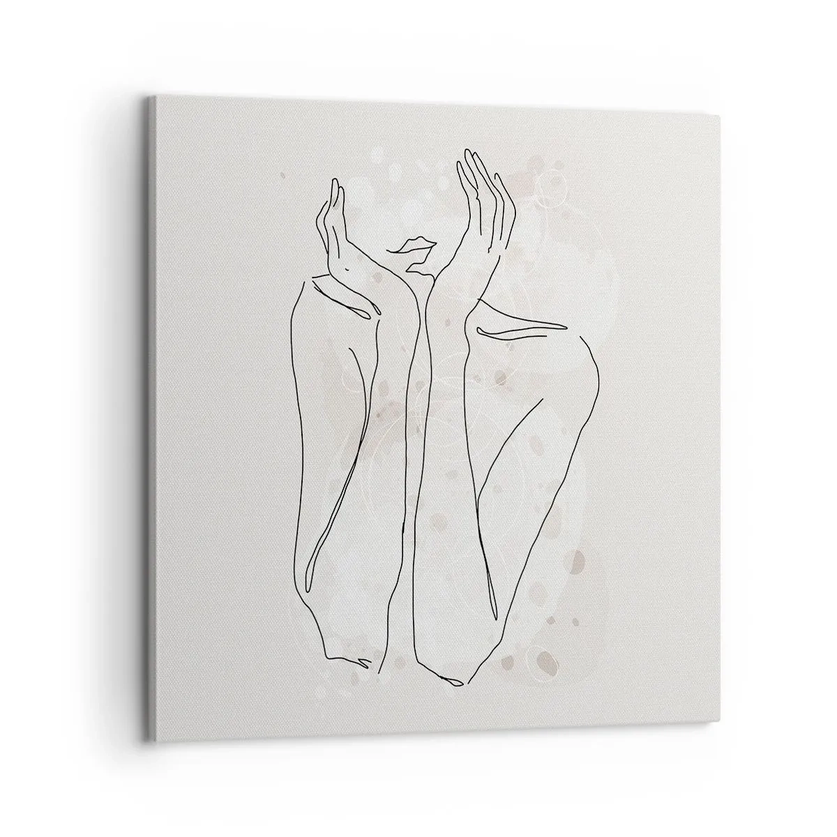 Schilderen op canvas - Een dromerig moment - 60x60 cm