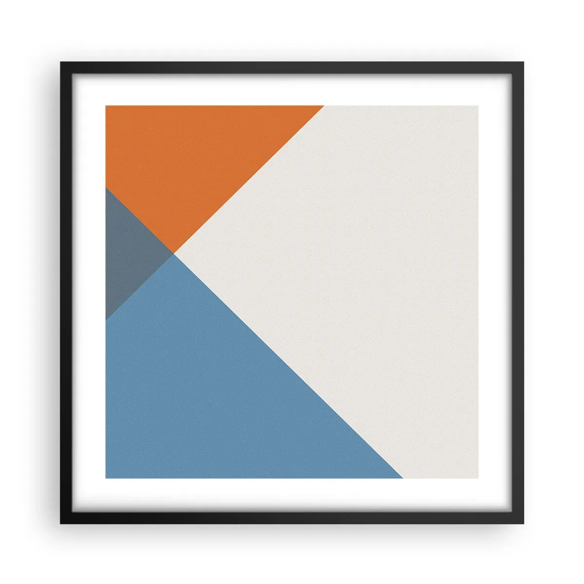 Poster in een zwarte lijst - In een hoekje… - 50x50 cm