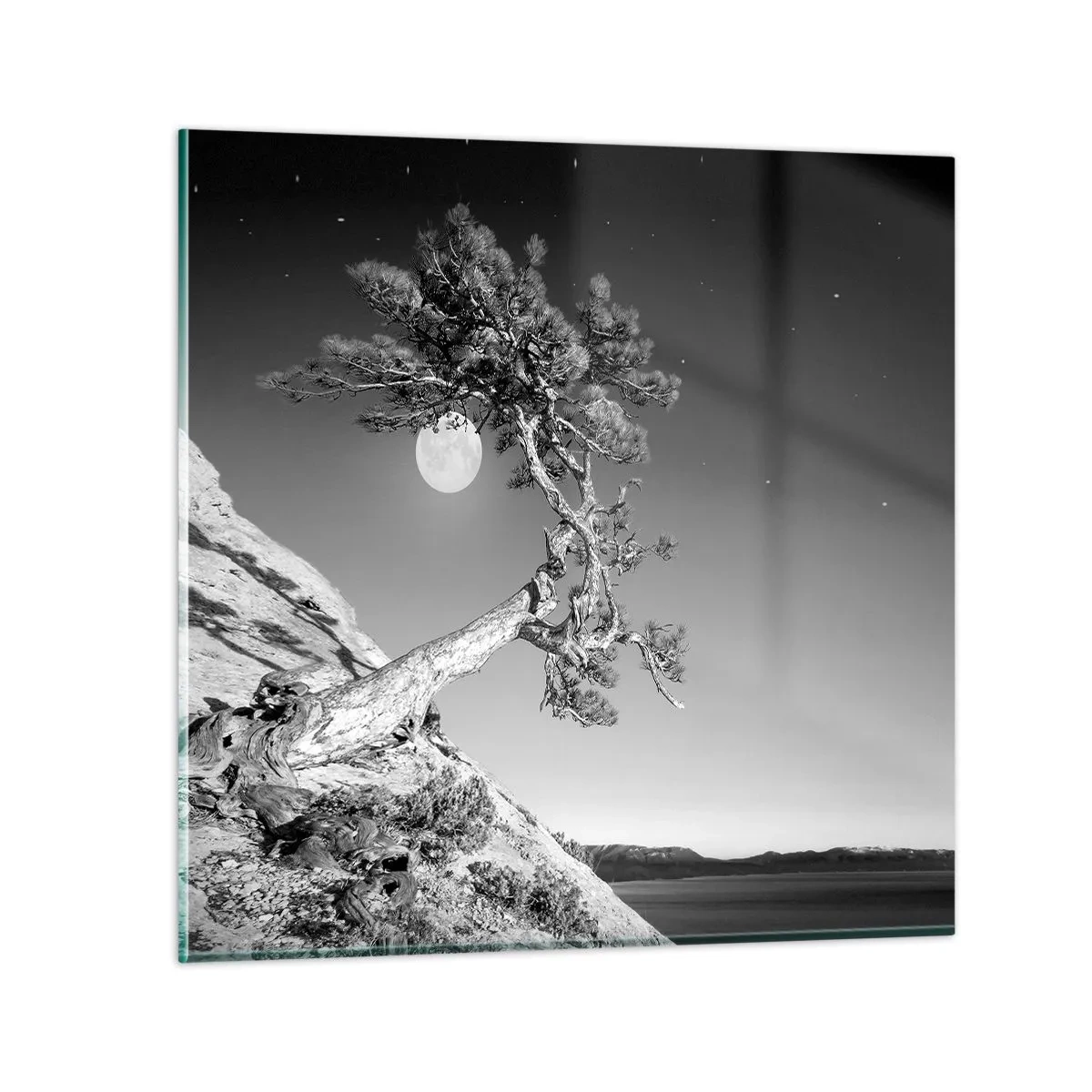 Schilderen op glas - Een zegevierende jager - 30x30 cm