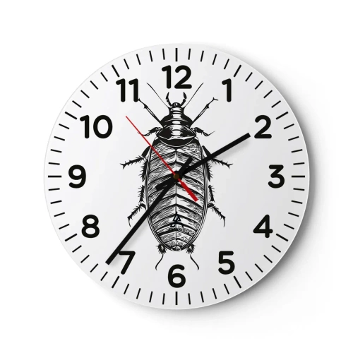 Wandklok - Klok - Wat een exemplaar! - 40x40 cm