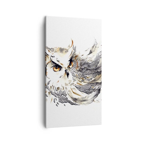 Schilderen op canvas - Ze kwam uit de wereld van magie - 45x80 cm