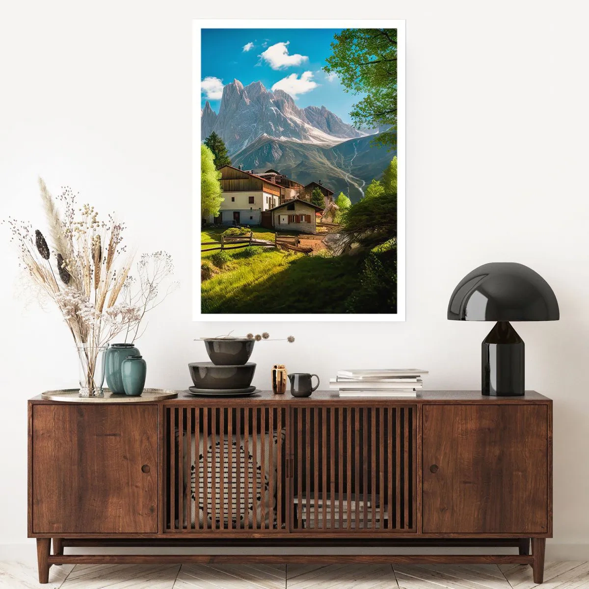 Poster - Alpine idylle - 70x100 cm