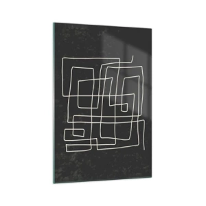 Schilderen op glas - Niet zo eenvoudig - 70x100 cm