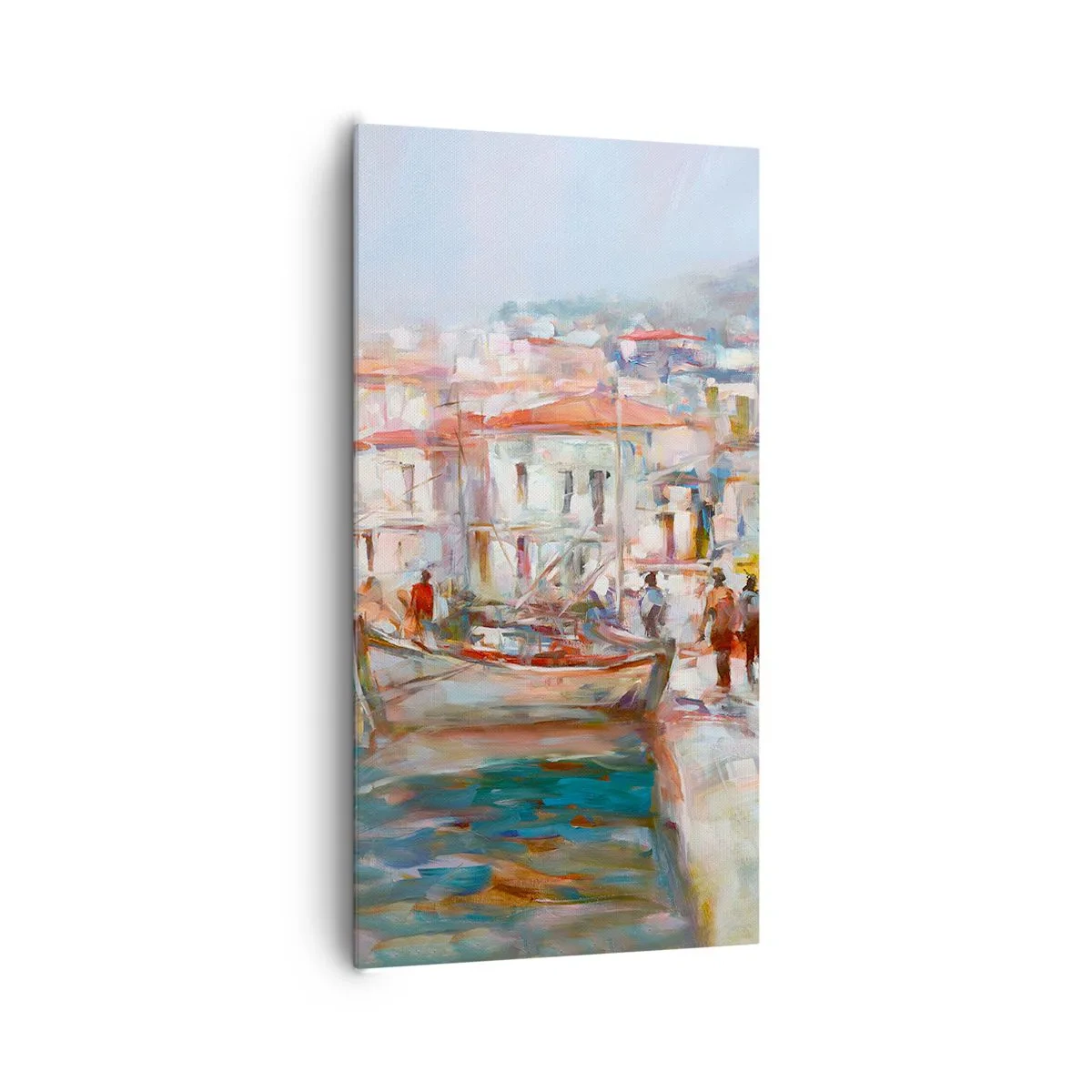 Schilderen op canvas - Pastel vakantie - 65x120 cm