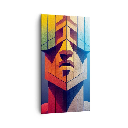 Schilderen op canvas - Een man van principes - 55x100 cm