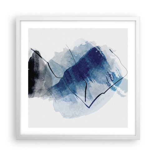 Poster in een witte lijst - Ijsberg - 50x50 cm