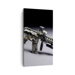 Schilderen op canvas - Altijd dreigend - 45x80 cm