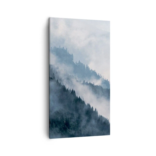 Schilderen op canvas - Mystiek van de bergen - 45x80 cm