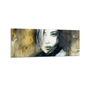 Schilderen op glas - onschuldiger of sensueler? - 140x50 cm