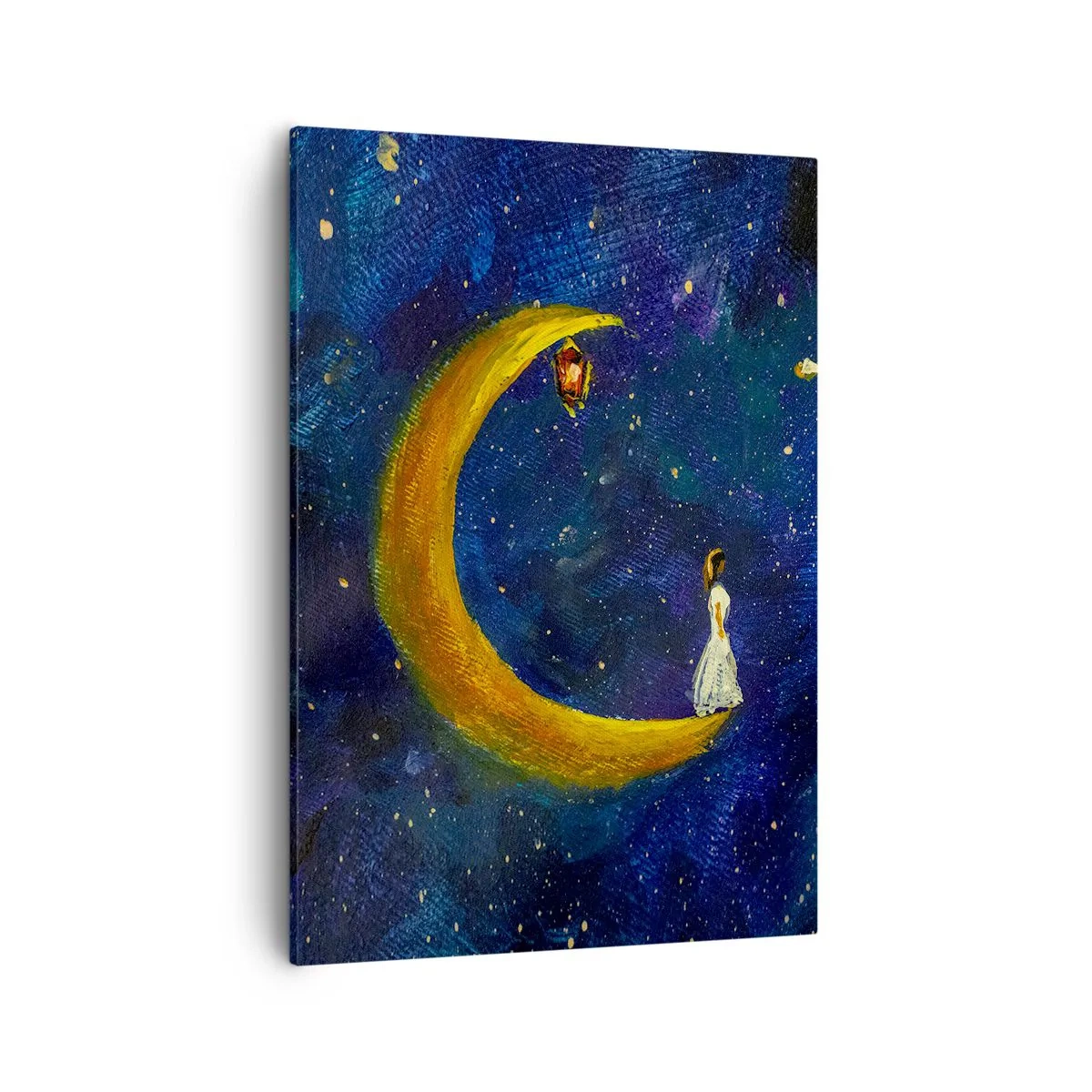 Schilderen op canvas - De roep van de wereld - 50x70 cm
